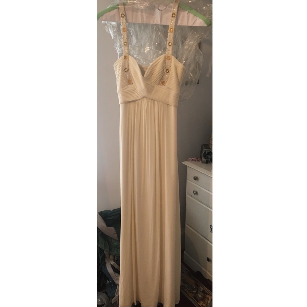 BCBGMaxAzria White Maxi Dress